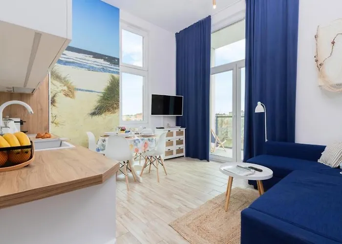 Apartament Wyjatkowy Z Antresola I Dwoma Sypialniami-500m Od Morza