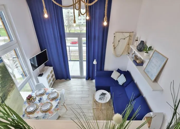 Apartament Wyjatkowy Z Antresola I Dwoma Sypialniami-500m Od Morza Gdańsk