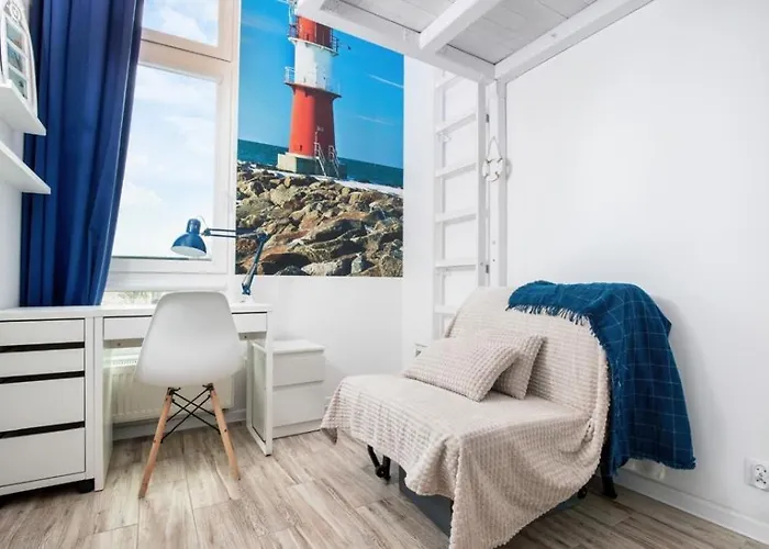 Apartament Wyjatkowy Z Antresola I Dwoma Sypialniami-500m Od Morza *