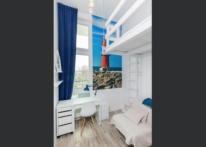 Wyjatkowy Z Antresola I Dwoma Sypialniami-500m Od Morza Gdansk